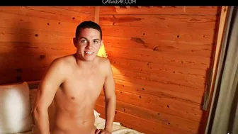 Sam in passionate gay anal and blowjob action