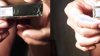 Masturbación con guante de goma y condón en vr con hombre musculoso...