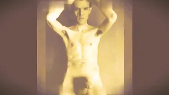 英国小鲜肉freddie sunfields撸他粗大的包皮鸡巴