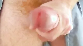 Oso daddy peludo se desviste y se masturba la gran polla en bata