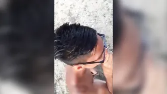 Mamada amateur en la playa