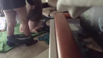 Bottom verbal goza após sexo a três sem camisinha com dois ursos da...