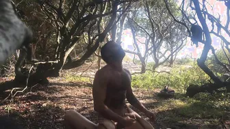 Hunks follan a pelo y llenan de leche en un punto de cruising al ai...
