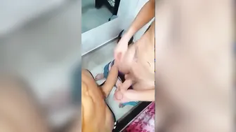 Twinks latinos amadores em sessão de sexo interracial