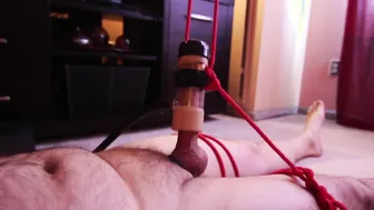Tipo es ordeñado y arruinado dos veces por máquina con venus 2000