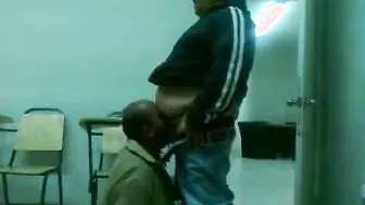 Daddy bear peludo tem seu pau grosso chupado por amador gordinho