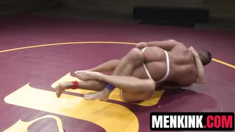 Micah brandt y jessie colter en dominación hardcore de lucha muscular