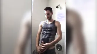 Hunk twink amateur solo masturbation