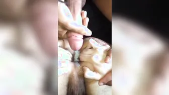 Follada amateur gay a pelo con corrida anal cremosa