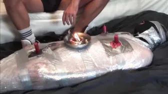 小鲜肉在 bdsm 手淫调教中被束缚并边缘控制