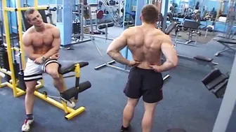 Hunk musculoso michal treino anal hardcore com twink