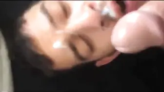 Twink árabe leva gozada facial completa de daddy mais velho