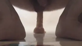 Twink uses sex toy for prostate orgasm on webcam