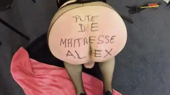 Sesión bdsm perversa con ama y dos sumisos amateur