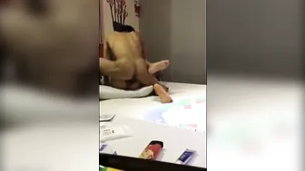 छोटा चीनी ट्विंक बड़े जापानी एमेच्योर द्वारा हार्डकोर एनल सीन में च...