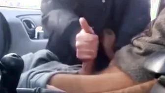 Mamada amateur en un camión