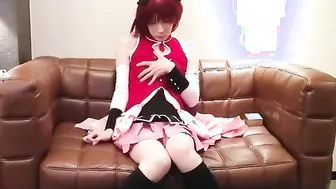 Masturbation solo de travesti asiatiq...
