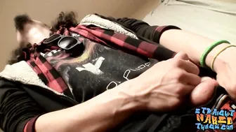 Delincuente amateur hetero max harley se masturba la polla grande e...