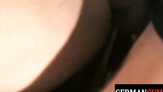德国业余猛男戴着屌环享受无套肛交特写