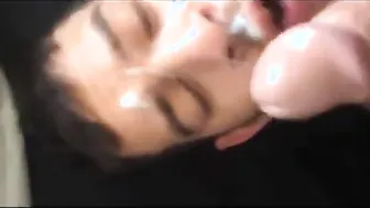 Twink árabe leva gozada completa do daddy no rosto