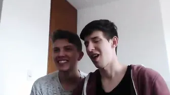Two horny twinks suck and fuck on amateur webcam