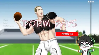 Muskulöse sportler erkunden schwule begierden in yaoi-spiel-demo