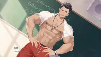 Muscular bara tutor gets his ass fucked by student