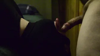 Daddy deepthroats and face fucks younger guy hard