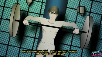 Sensei mayor entrena a joven ninja en sesión secreta de hentai gay