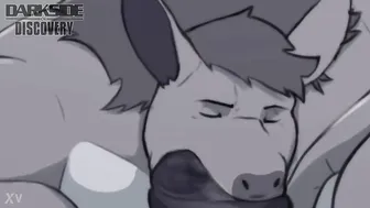 Furry gay anal animation with unshaved character gaping