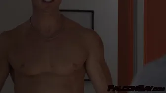 Trevor brooks schlüpft weg für einen bareback-fick mit dem gut best...