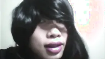 Asiatischer amateur-crossdresser solo-masturbation