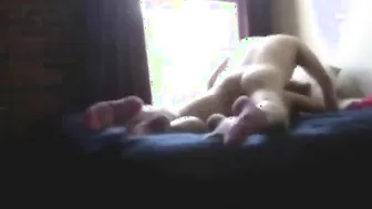 Older amateur man barebacks younger partner in raw hardcore fuck