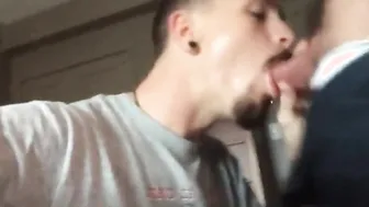 Amateur blowjob and spanking for preacher in hardcore bareback scene