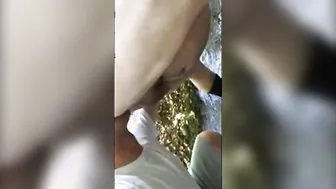 Amateur studs bareback fuck in the woods with big cocks