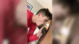 业余跨种族男同肛交和口交射精